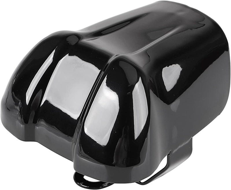 XMMT Vivid Black Waterfall Horn Cover Compatible For Harley Touring Electra Glide Street Glide Road Glide Ultra Classic 1995-2023 - Image 3